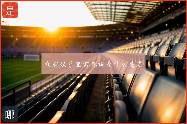 众彩娱乐里常见词是什么意思